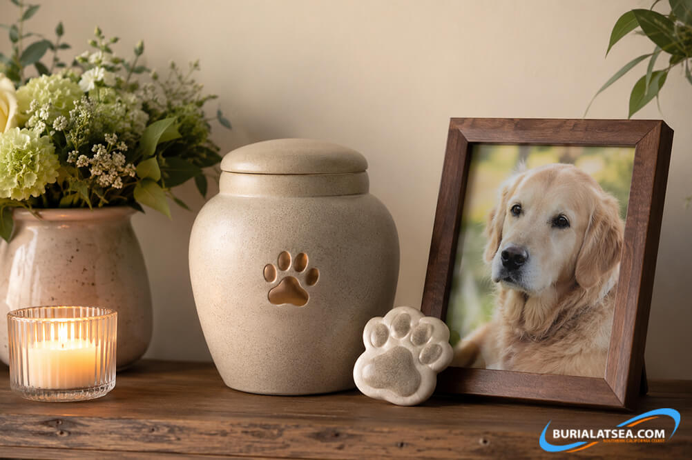 What to Do With Pet Ashes- Burial at Sea