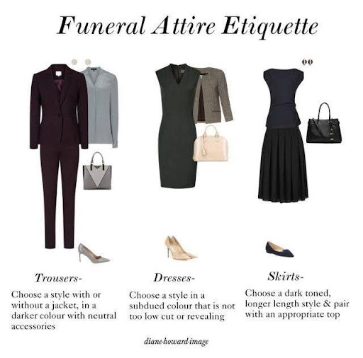 respectful attire for burial at sea