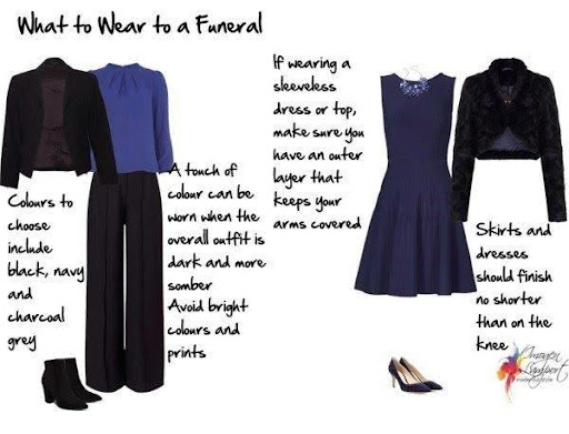 women burial at sea ceremony outfit